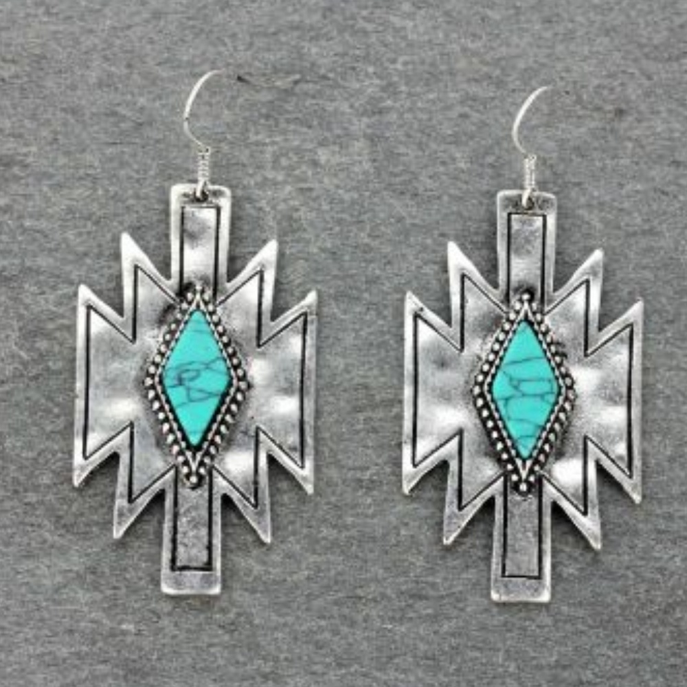Western Aztec Earrings